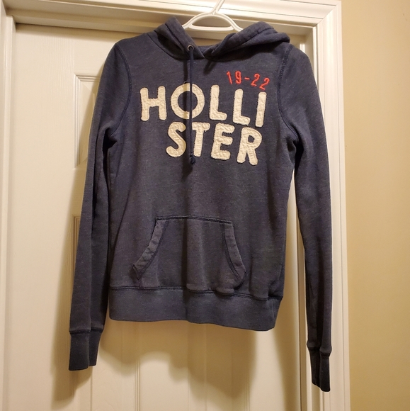 Hollister Tops - Medium Blue Hollister Hoodie